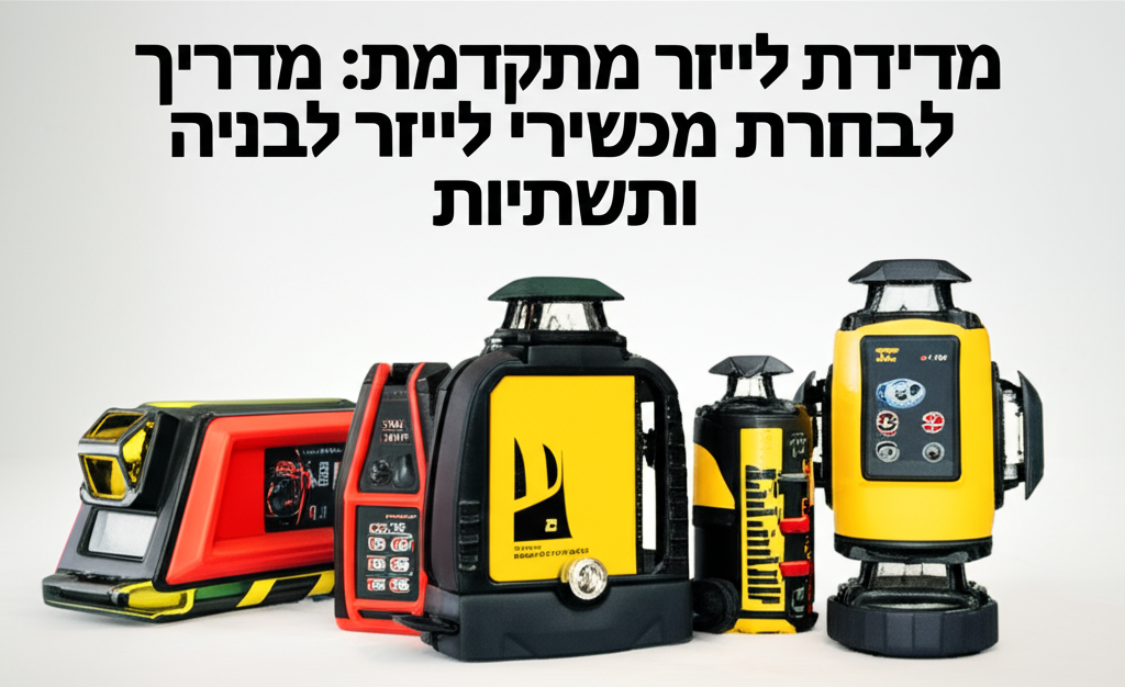 מדידת לייזר מתקדמת: מדריך לבחירת מכשירי לייזר לבנייה ותשתיות